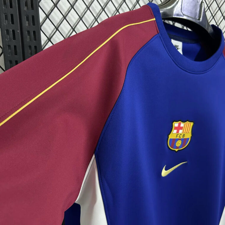25_26 Barcelona Blue Red Sweatshirt 4