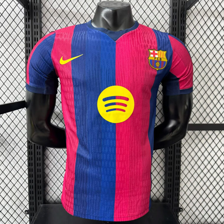 Barcelona Home Player Version Soccer Jersey
