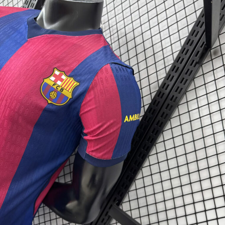 26_27 Barcelona Home Player Version Soccer Jersey 5