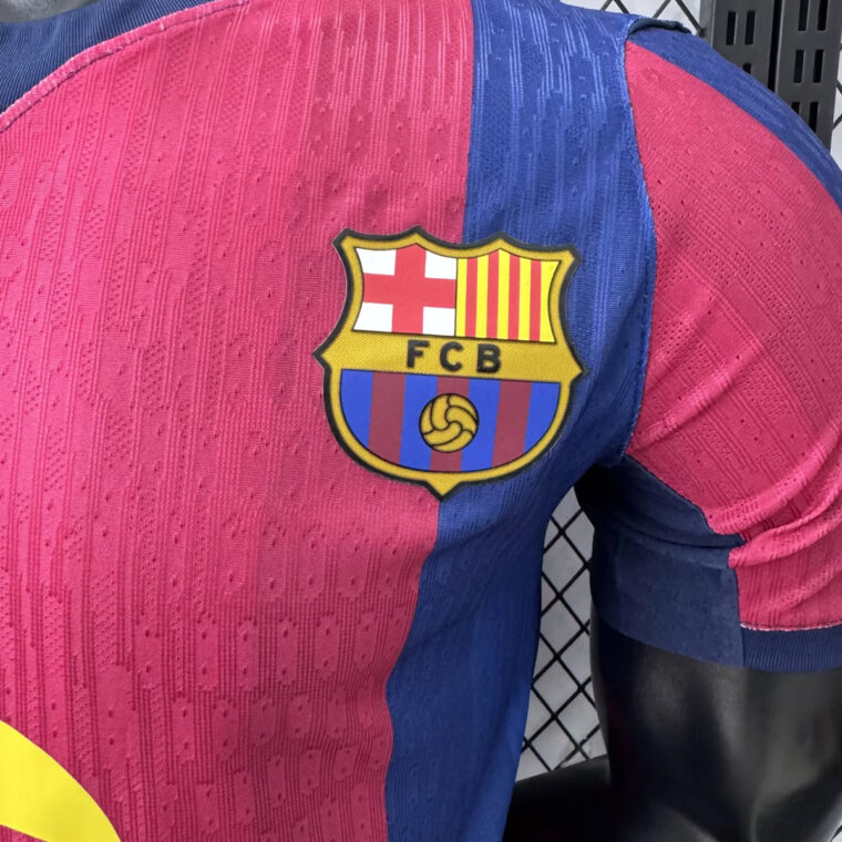 26_27 Barcelona Home Player Version Soccer Jersey 7
