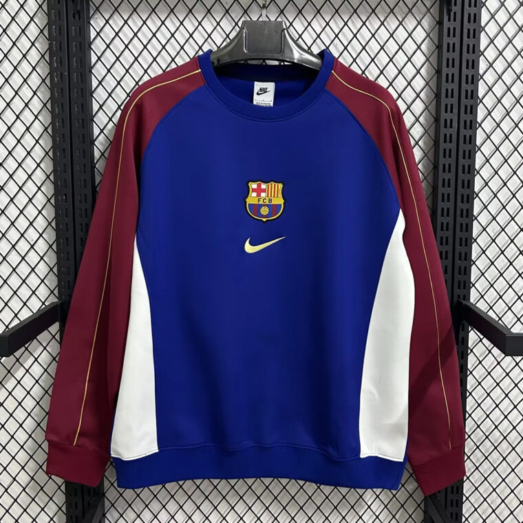 Barcelona Blue Red Sweatshirt