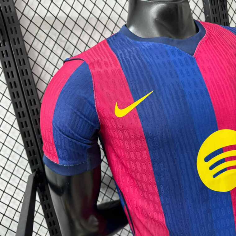 26_27 Barcelona Home Player Version Soccer Jersey 4
