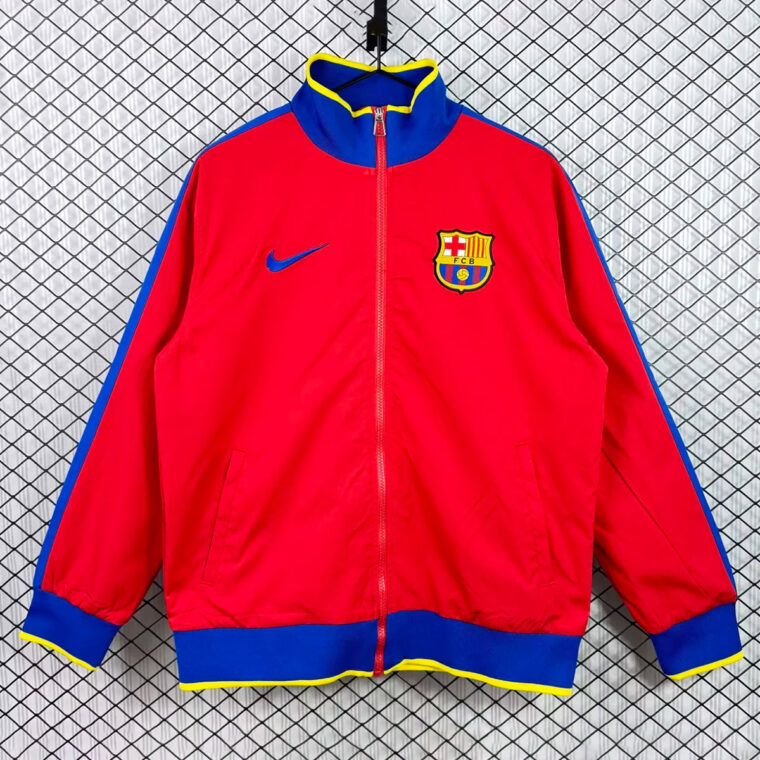 10-11 Barcelona Red Windbreaker