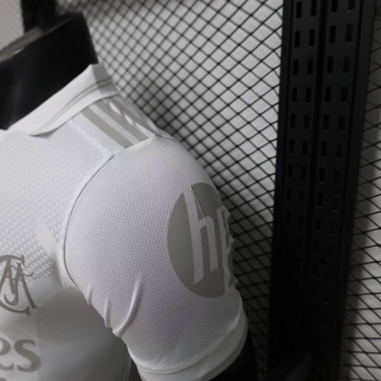 26_27 Real Madrid 125 Years Anniversary White Player Version Soccer Jersey 7