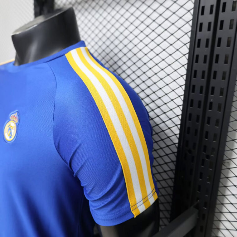 26_27 Real Madrid x Adidas Originals Blue Soccer Jersey 7