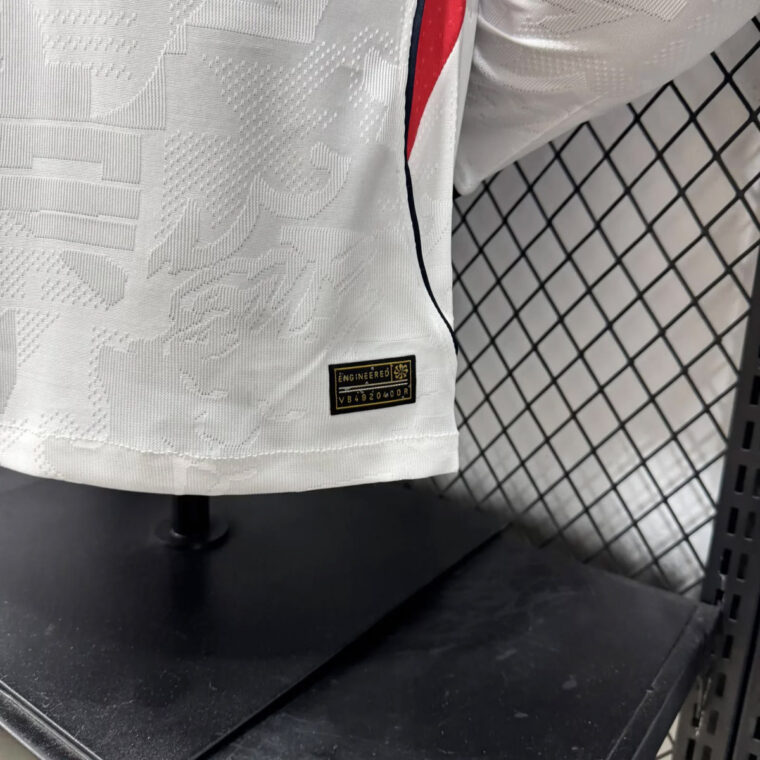 2026 England Home Long Sleeve Player Version Soccer Jersey 7