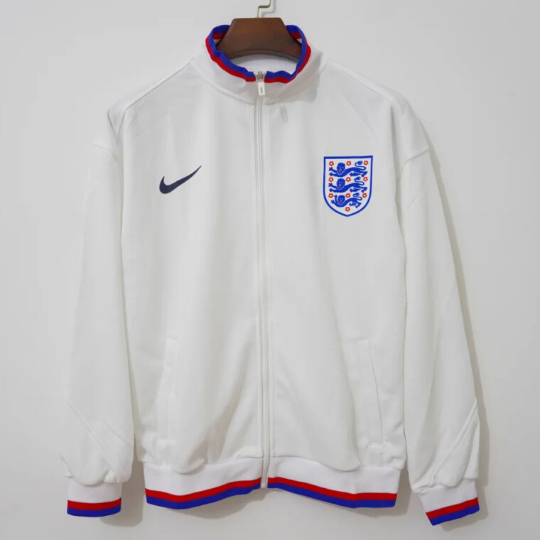 2026 England White Windbreaker