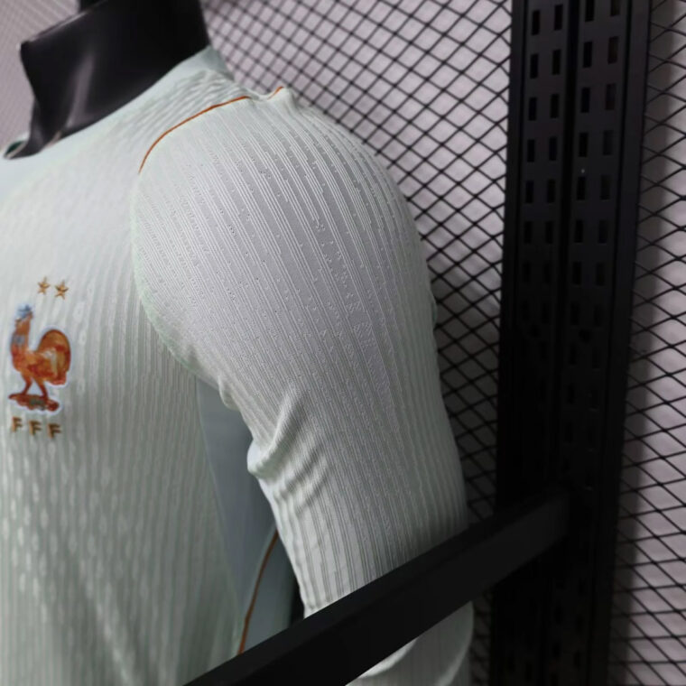 2026 France Away Player Version Long Sleeve Soccer Jersey 7