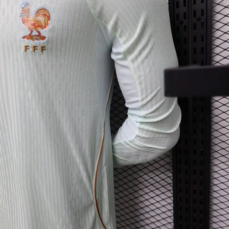 2026 France Away Player Version Long Sleeve Soccer Jersey 8