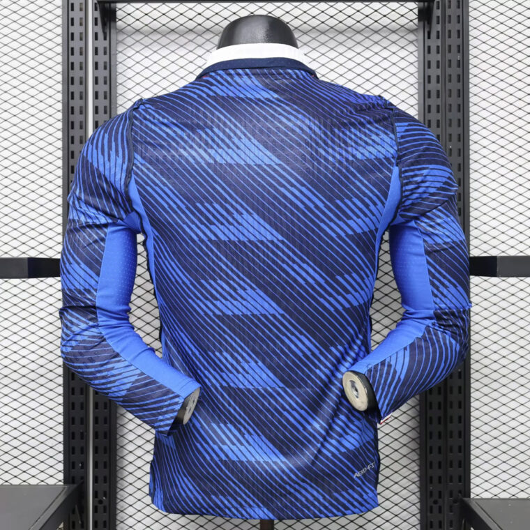 2026 France Home Long Sleeve Player Version Soccer Jersey 2