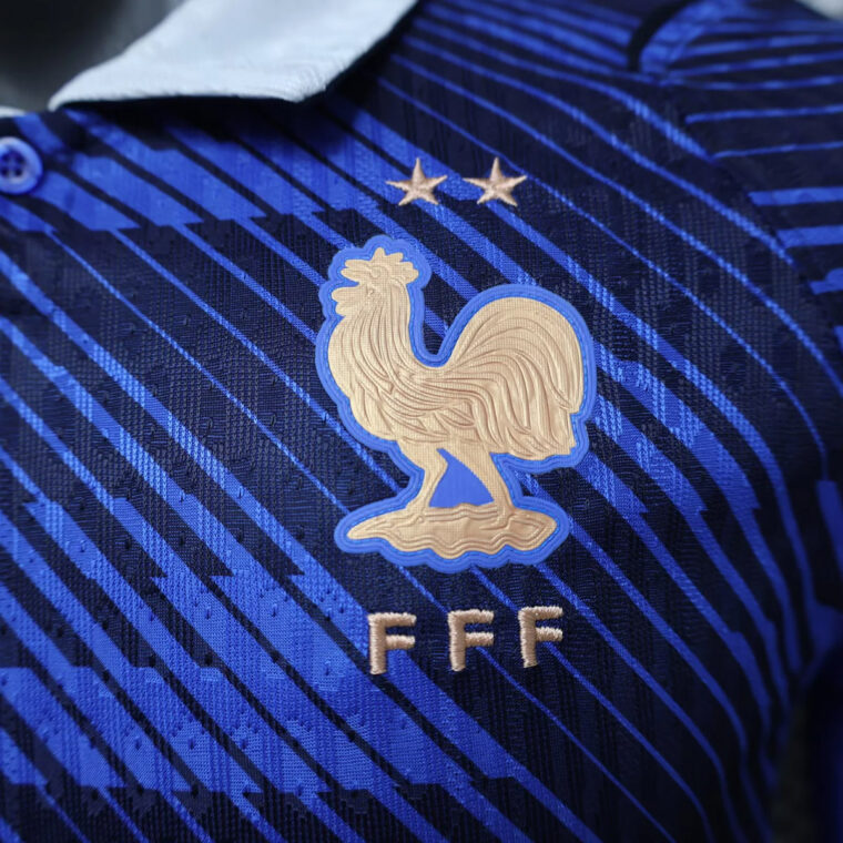 2026 France Home Long Sleeve Player Version Soccer Jersey 5