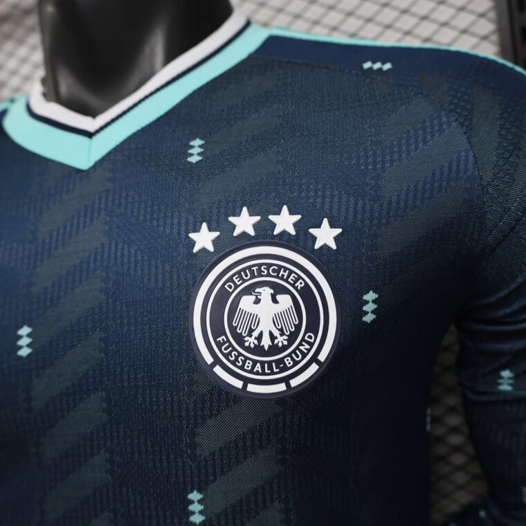 2026 Germany Away Long Sleeve Player Version Soccer Jersey 5