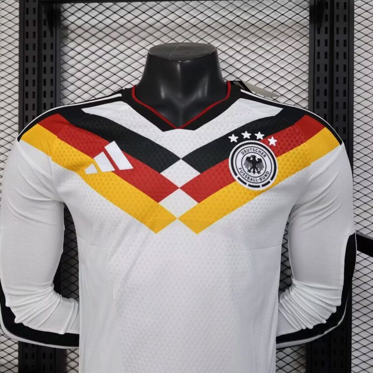 2026 Germany Home Long Sleeve Player Version Soccer Jersey 3