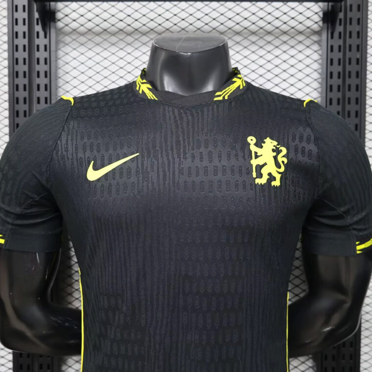 26_27 Chelsea Special Black Player Version Soccer Jersey 3