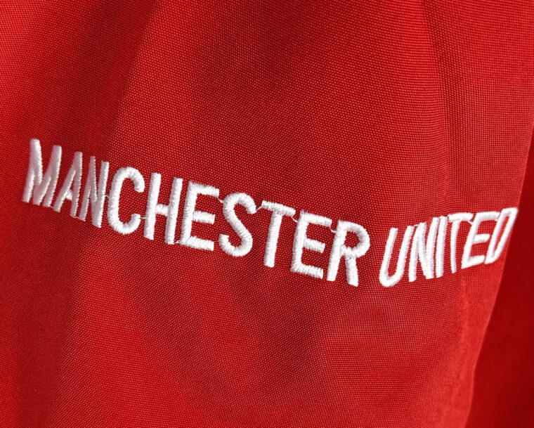 07_08 Manchester United Red Track Jacket 6