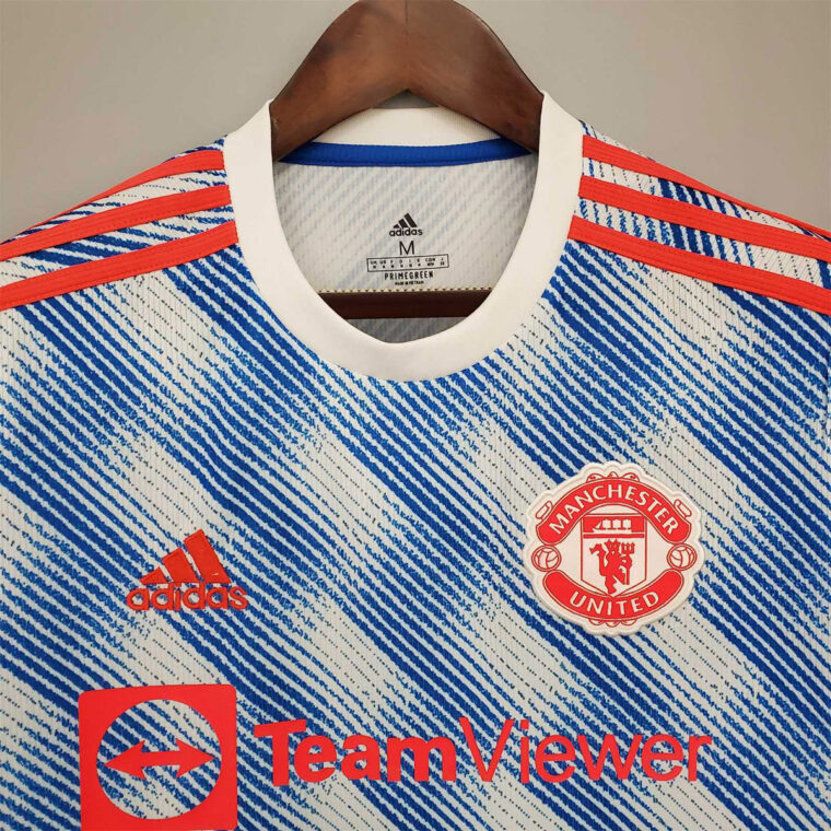 21_22 Manchester United Away Retro Soccer Jersey 3
