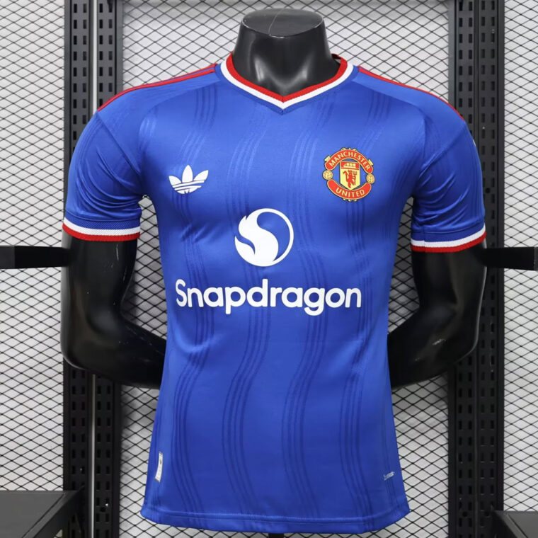 25-26 Manchester United Special Player Version Blue Soccer Jersey