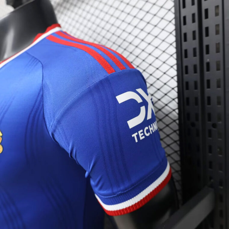 25_26 Manchester United Special Player Version Blue Soccer Jersey 7