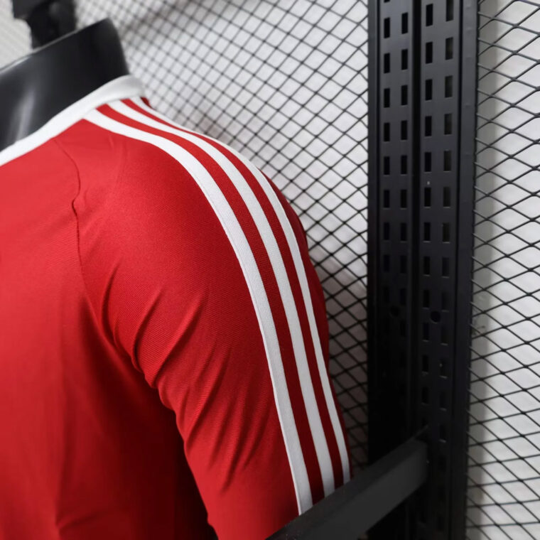 26_27 Manchester United x Adidas Originals Red Long Sleeve Soccer Jersey 7